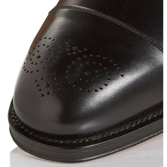 NEW Salvatore Ferragamo Primo Leather Oxfords